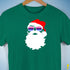 Santa’s Omnisexual Pride Flag Shades Premium Unisex T-Shirt - Kelly Green